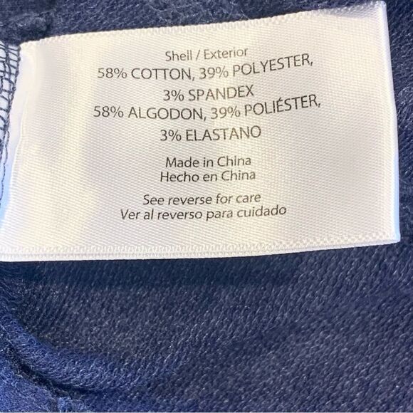 Wildfox Statement Sweatshirt Navy Social Embroidered Size Medium - Picture 6 of 9